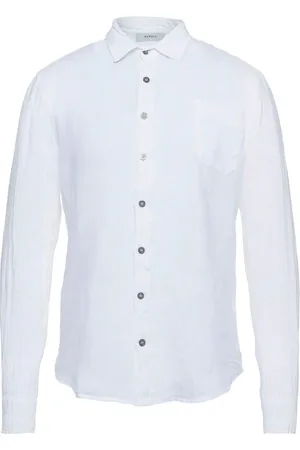 ALPHA STUDIO Chic Linen Shirt - IT46 | S