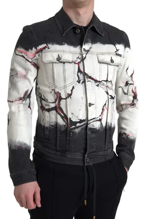 Dolce & Gabbana Cotton Collared Denim Jacket - IT48 | M