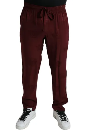 Dolce & Gabbana Crown Pattern Silk Pajama Pants - IT46 | S