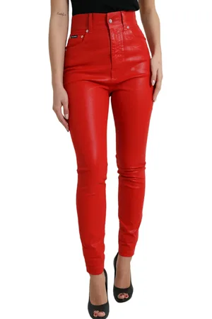 Dolce & Gabbana Cotton High Waist Skinny Denim Jeans - IT40|S
