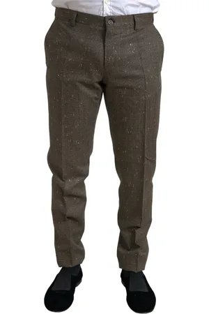 Dolce & Gabbana Wool Dress Skinny Men Trouser Pants - IT48 | M