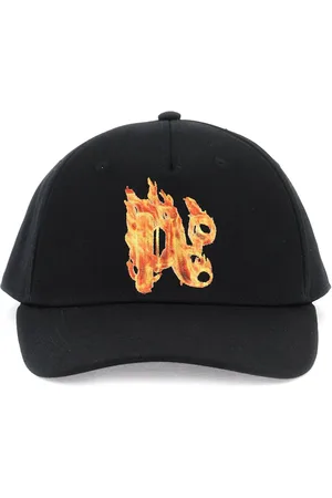 Palm Angels Burning monogram baseball cap - OS