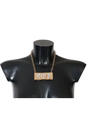 Dolce & Gabbana Elegant Crystal Statement Choker