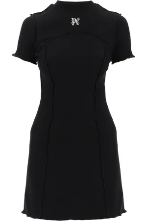 Palm Angels Ma mini inside-out dress with mon - M