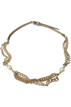 Dolce & Gabbana Braided Gold Brass Chain Waist Belt - 100 cm / 40 Inches