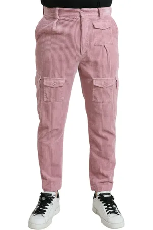 Dolce & Gabbana Corduroy Cotton Stretch Skinny Cargo Jeans - IT48 | M