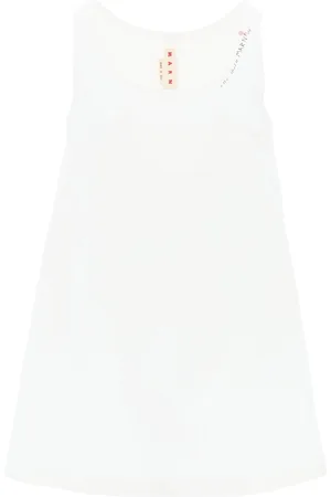 Marni Flared dress with hand-embroidered - 40