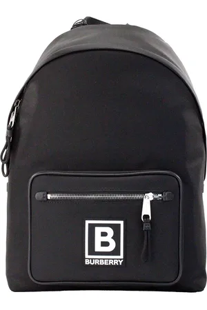 Burberry Abbeydale Branded Stamp Nylon Backpack Shoulder Bookbag