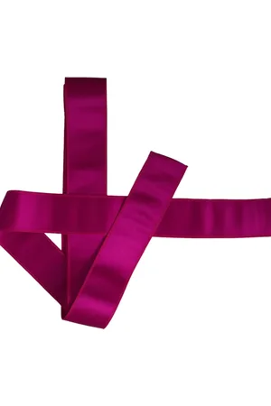 Dolce & Gabbana Fuchsia Silk Waist Women Belt - IT38 | XS