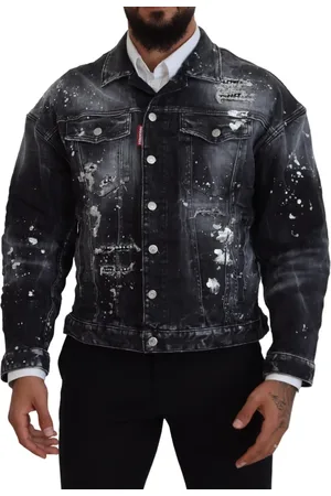 Dsquared2 Tie Dye Full Button Pockets Denim Jacket - IT48 | M