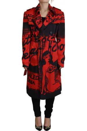 Dsquared2 Printed Button Collared Desigual Coat Jacket - IT38 | XS