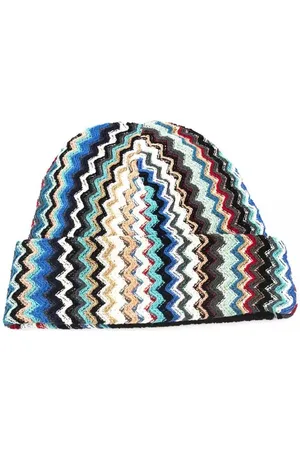 Missoni Geometric Fantasy Wool Blend Hat - UNI