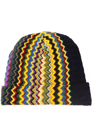 Missoni Geometric Fantasy Wool Blend Hat - UNI