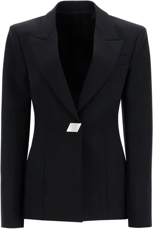The Attico Wool gabardine blazer - 42