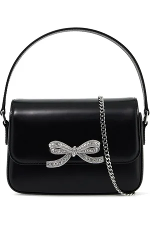 Self-Portrait Smooth leather micro handbag in 10 words - OS