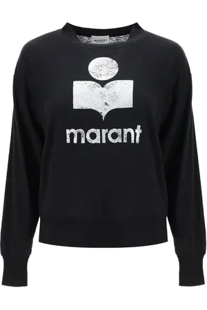 Isabel Marant Klowia t-shirt with metallic logo print - L