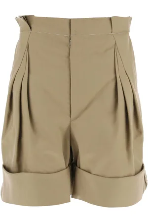 Maison Margiela Wide-legged chino bermuda shorts with - 50