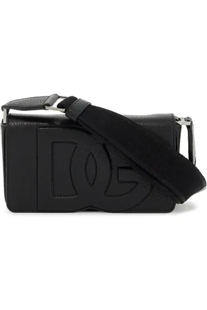 Dolce & Gabbana Mini leather crossbody bag with shoulder strap. - OS