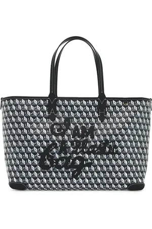Anya Hindmarch I am a plastic bag zipped motif tote bag - OS