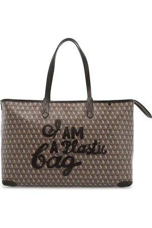 Anya Hindmarch I am a plastic bag zipped motif tote bag - OS