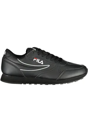 Fila Classic Laced Sports Sneakers with Contrast Details - EU42/US9