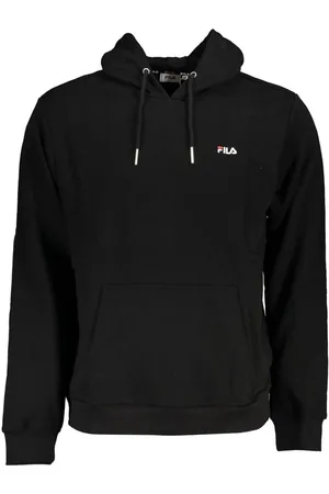 Fila Sleek Hooded Sweatshirt with Embroidery - XS