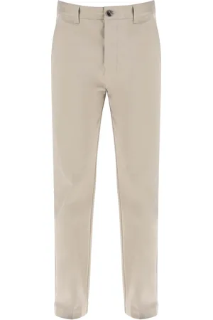 Ami Cotton satin chino pants in - L