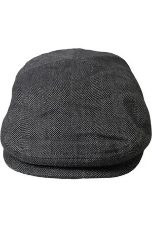 Dolce & Gabbana Herringbone Crown Newsboy Hat Men - 58 cm|M