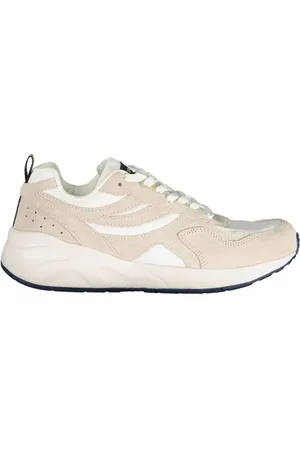 K-Way Lace-Up Sneakers with Contrast Details - EU40/US7