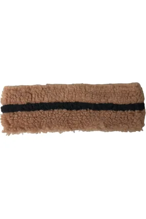 Dolce & Gabbana Brown Fleece Wool Head Band Hat Men