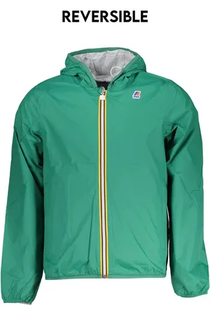K-Way Reversible Waterproof Hooded Jacket - S