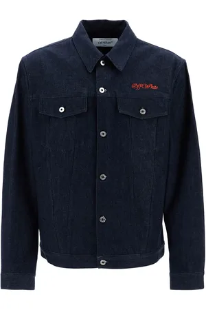 OFF-WHITE Denim shirt jacket with button closure - L