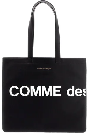 Comme des Garçons Logo leather tote bag - OS