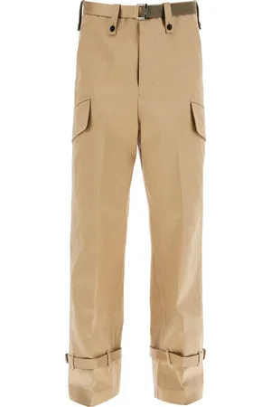 SACAI Cotton chino pants for - 3
