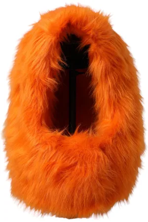 Dolce & Gabbana Faux Fur Whole Head Wrap Hat - 57 cm|S