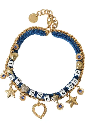 Dolce & Gabbana Tone Brass Chain Iam The Star Bracelet