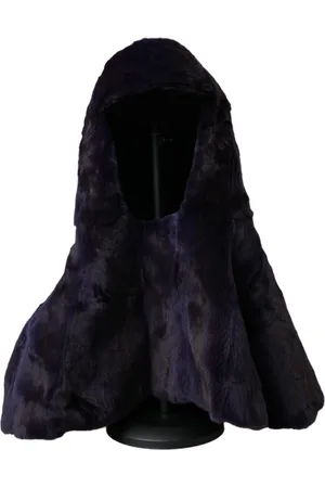 Dolce & Gabbana Weasel Fur Whole Head Wrap Hat - 57 cm|S