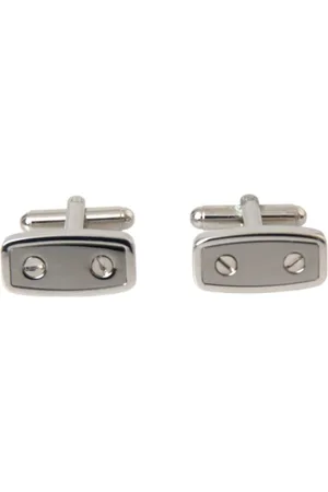 Dolce & Gabbana Plated Metal Brass Pin Men Cufflinks