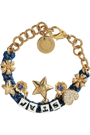 Dolce & Gabbana Tone Brass Chain Star Fashion Bracelet