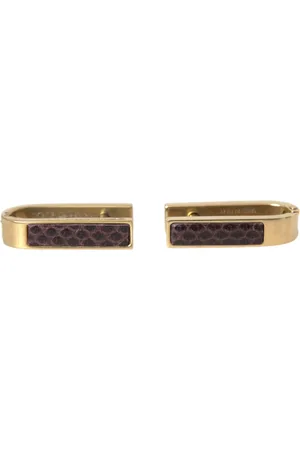 Dolce & Gabbana Plated Metal Brass Pin Men Cufflinks