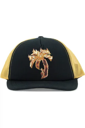 Palm Angels Burning palm trucker hat - OS