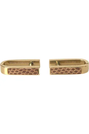 Dolce & Gabbana Plated Metal Brass Pin Men Cufflinks