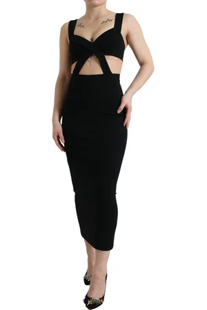 Dolce & Gabbana Glamorous Bodycon Midi Dress - IT38 | XS