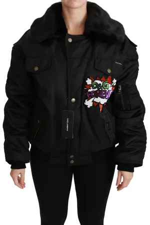 Dolce & Gabbana Elegant Bomber Jacket with Detachable Features - IT36 | XS