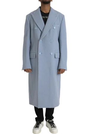 Dolce & Gabbana Double Breasted Long Trench Coat Jacket - IT52 | XL