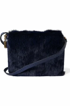 Dolce & Gabbana Exquisite Mink Fur Shoulder Bag