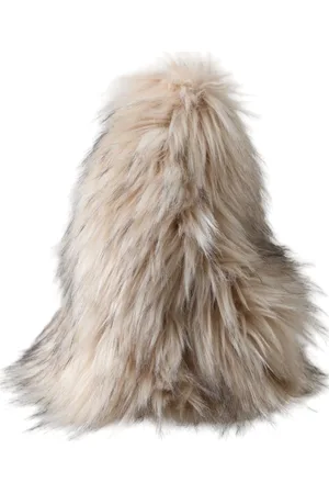 Dolce & Gabbana Acrylic Fur Women Bucket Hat - 58 cm|M
