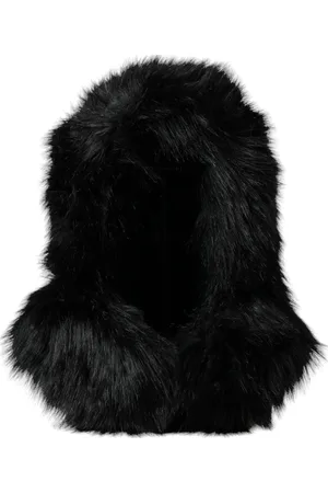Dolce & Gabbana Faux Fur Whole Head Wrap Hat - 57 cm|S
