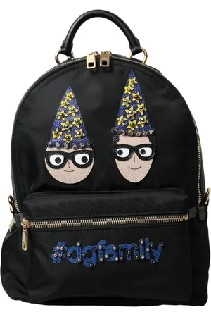 Dolce & Gabbana Elegant Gold Detail Backpack