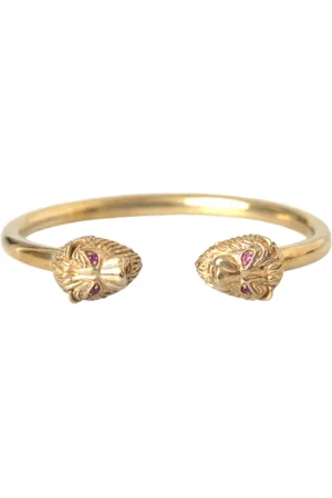 Nialaya CZ Lion Bangle Bracelet Women - M